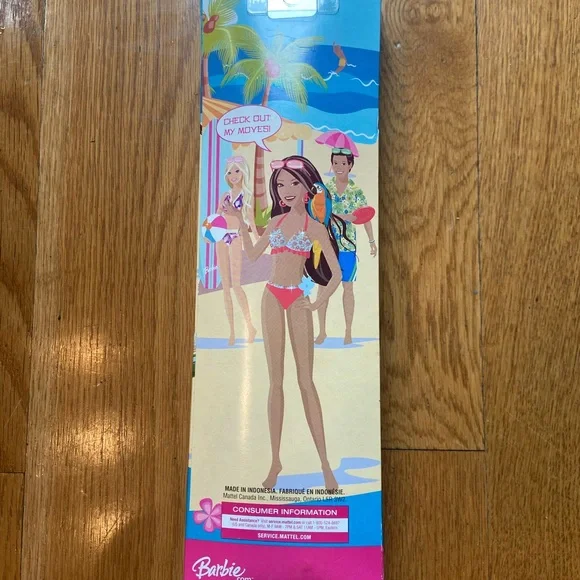 Surfs up Beach Nikki Barbie 2007 Mattel new in box - Picture 2 of 4